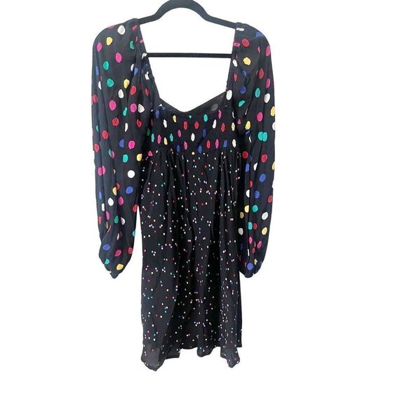 Rixo for Target Black Polka Dot Long Sleeve Dress - Picture 3 of 5